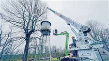 TOWERING ACHIEVEMENT: Preservation club relocates historic Greenfield water tower to Rush County