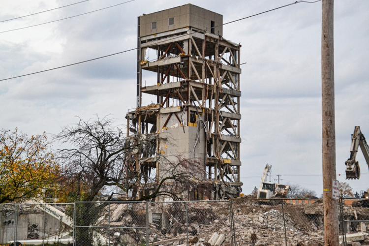 While the development of new housing, businesses and industry continues in La Porte, one of the most noticeable changes was the demolition of the former La Porte Hospital in late October. The site will eventually become home to some sort of a central gathering space and some type of development, according to Bert Cook, LEAP executive director. Photo by Amanda Haverstick
