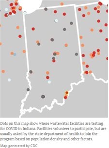 As COVID testing declines, Indiana turns to sewage to track virus