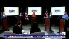WISH-TV GOP gubernatorial debate candidates spar in last appearance before early voting begins