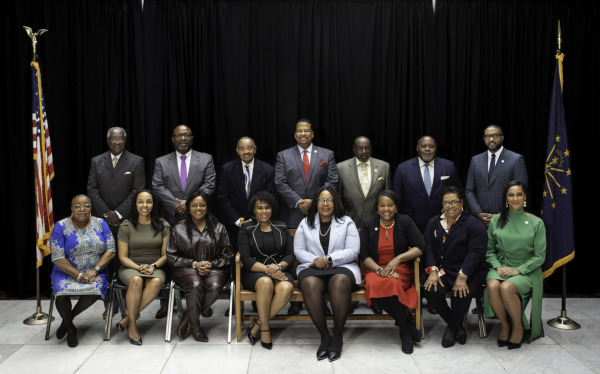 The Indiana Black Legislative Caucus pictured in 2023. Image provided by IBLC