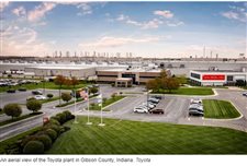 Toyota officials announce $1.4 billion expansion at Gibson County, Indiana, plant, adding about 340 jobs to produce  battery-electric SUV