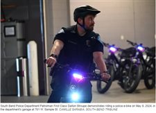 South Bend Police aims to increase community building with e-bikes on patrol