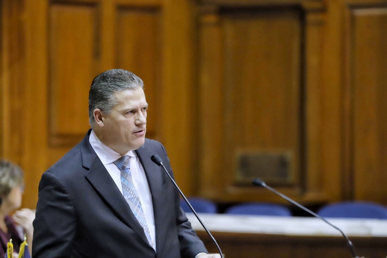 Former State Rep. Sean Eberhart (R-Shlbyville). (Photo from the Indiana House Republicans)
