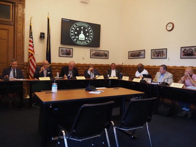 A committee gathered to identify potentially defunct boards and commissions encountered little opposition on Aug. 28, 2024. (Whitney Downard/Indiana Capital Chronicle)