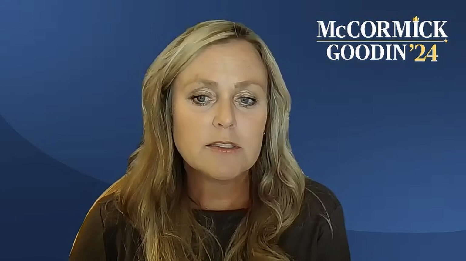 Dempcratic gubernatorial nominee Jennifer McCormick discusses her education platform durning a Zoom call on Thursday, Aug. 29, 2024. (Screenshot from Zoom stream)
