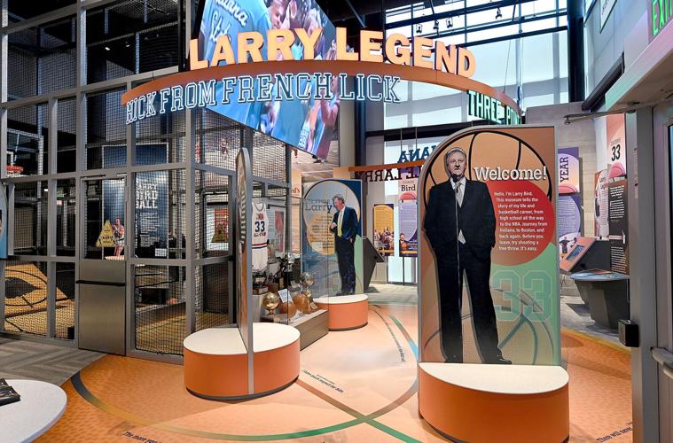 The grand opening ceremony for the new Larry Bird Museum was held on May 30 and the entrance can be seen here from the inside of the Terre Haute Covention Center where it is free admission Staff photo by Joseph C. Garza