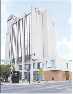 First Merchants Tower, 33 W. 10th St., is shown in this 2016 file photo. The downtown Anderson building opened in 1970 as First Savings and Loan Association and includes 77,000 square feet on 10 floors. File photo | The Herald Bulletin
