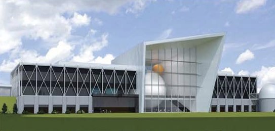 A conceptual drawing of what a space and science center could look like at Grand Universe in Westfield. (Image courtesy city of Westfield)