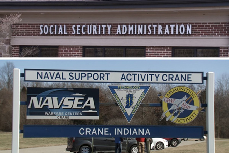 Federal workers in Bloomington and Bedford worry that their jobs might be the next to get the axe after significant cuts hit the VA, IRS, and Department of Education. (Katy Szpak/WTIU News)