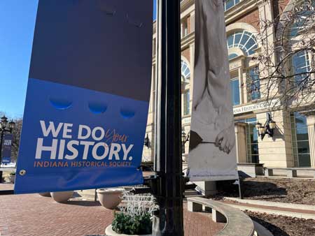 A lease agreement between the state and the Indiana Historical Society could be in jeopardy under the latest state budget draft. (Niki Kelly/Indiana Capital Chronicle)