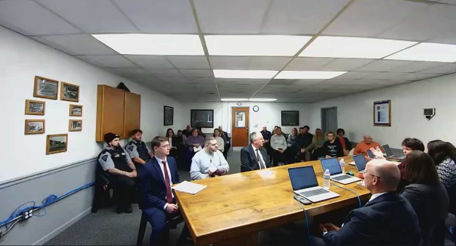 Death row inmate Benjamin Ritchie appeals to the Indiana Parole Board during a clemency hearing on Monday, May 5, 2025. (Screenshot of livestream)