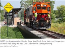 Here's the latest on the South Shore Line's extension into Munster and Dyer