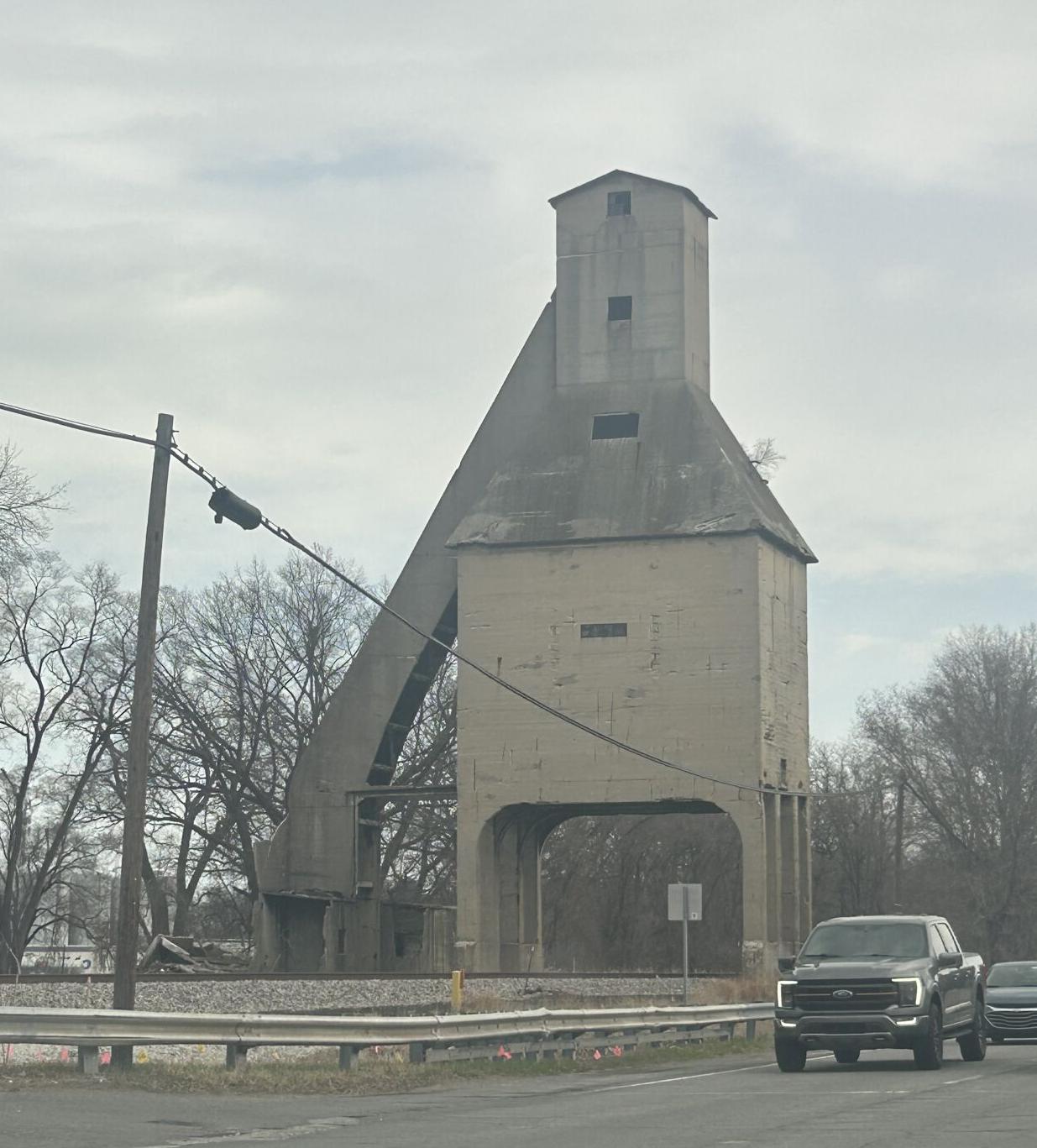 Amtrak will tear down a coaling tower in Michigan City starting on Sept. 15. Joseph S. Pete, The Times