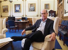 Gov. Mike Braun touts first-year wins amid redistricting fallout