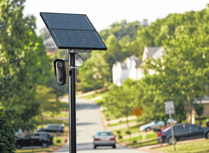 Flock Safety creates solar-powered cameras that scan license plates and provide information to law enforcement.
Provided photo by Flock Safety