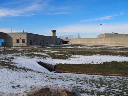 Miami Correctional Facility currently houses around 550 immigrant detainees. (Photo by Niki Kelly/Indiana Capital Chronicle)