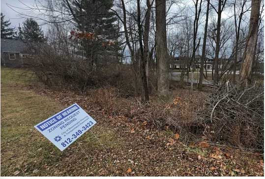 A vacant lot at 2005 W. Cory Drive on Friday, Dec. 26, 2025, that was part of a recent voluntary annexation approved by the Bloomington City Council. Staff photo by Rich Janzaruk